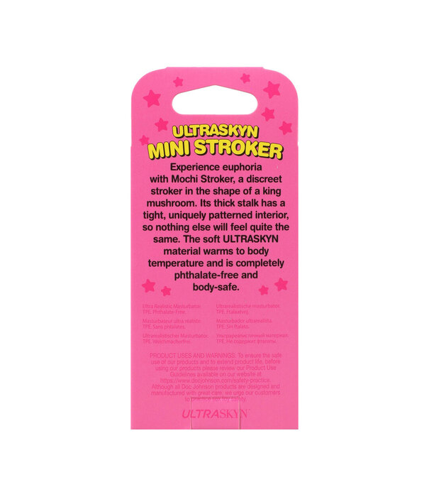 Doc Johnson Paddenstoel Stroker - ULTRASKYN Mini Stroker - Blauw