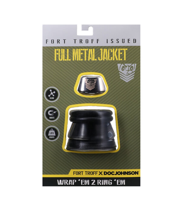 Doc Johnson Volledige Metalen Jacket - Zwart