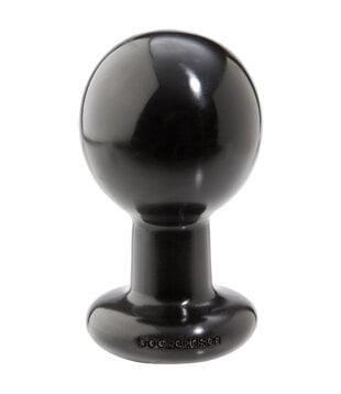 The Classic - Round Butt Plug - Large - Black