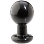 The Classic - Round Butt Plug - Large - Black