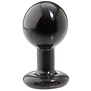 The Classic - Round Butt Plug - Medium - Black