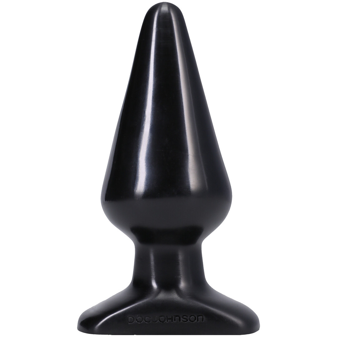 Doc Johnson The Classic - Butt Plug - Large - Black