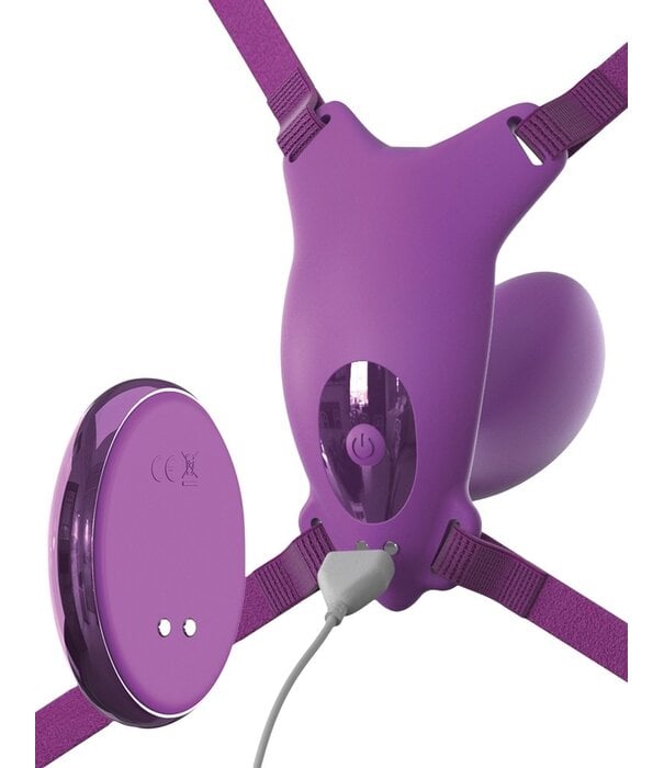 * Fantasy For Her Ultimate G-Spot Butterfly Strap-On – Laat de Vlinders van Verlangen Vrij