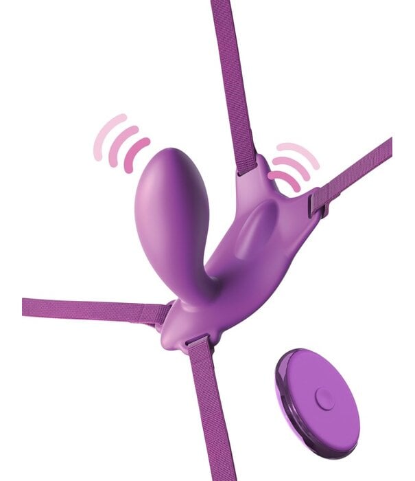 * Fantasy For Her Ultimate G-Spot Butterfly Strap-On – Laat de Vlinders van Verlangen Vrij