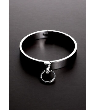 Stijlvolle Slave Collar met Edelstenen - US Maat 16 / EU Maat 44