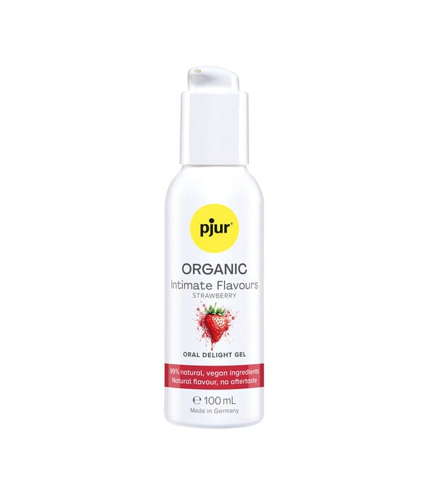 Pjur Organic - Intimate Flavours - Strawberry - Oral Delight Gel - 3.4 f loz / 100 ml