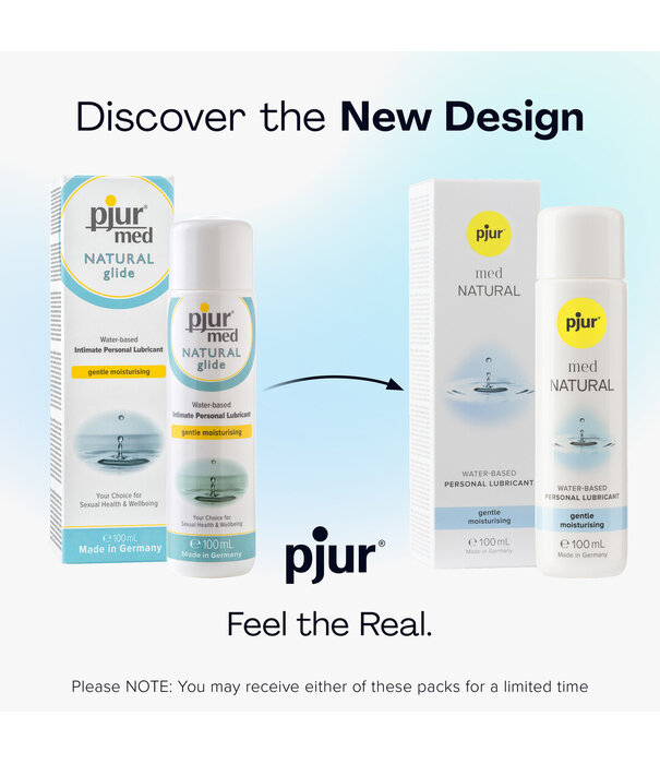 Pjur Med Natural - Waterbased Lubricant Gentle Moisturising - 3.4 fl oz / 100 ml