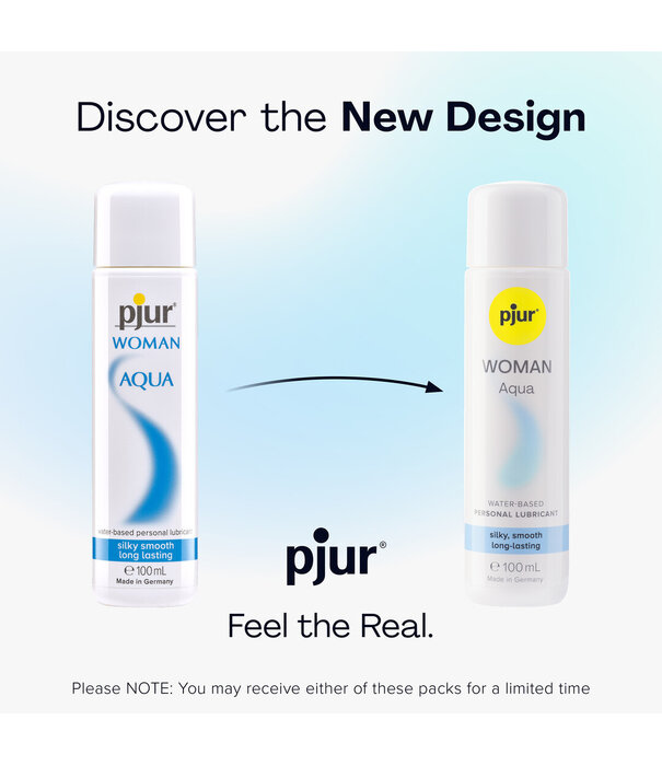 Pjur Woman Aqua - Waterbased Lubricant - 3.4 fl oz / 100 ml