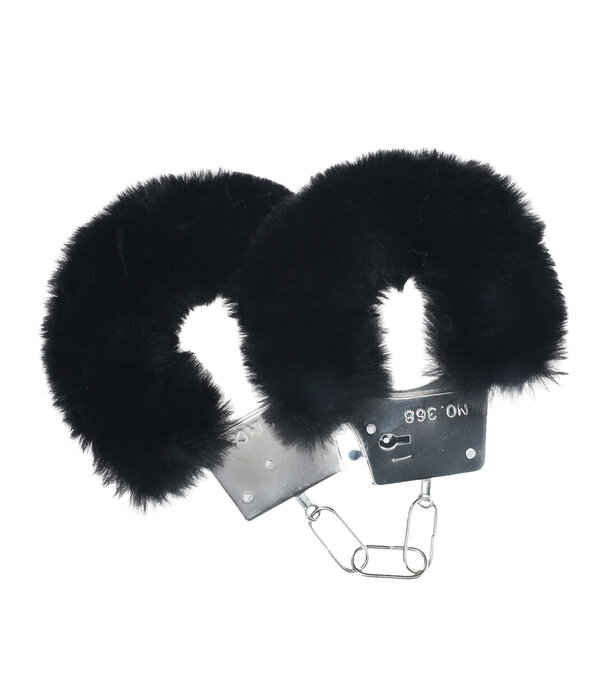 Ouch! by Shots Classic Fluffy Handboeien - Zwart