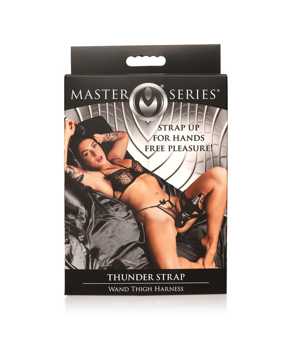 Thunder Strap - Wand Thigh Harness - Zwart