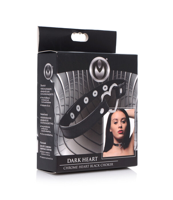 Donkere Hart - Chrome Heart Zwarte Choker