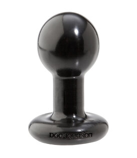 The Classic - Round Butt Plug - Small - Black