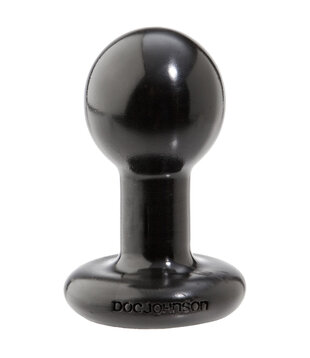 The Classic - Round Butt Plug - Small - Black