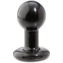 The Classic - Round Butt Plug - Small - Black