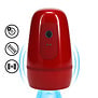 Pulsar - Negatieve Druk Zuig- en Trillingsmasturbator Pomp - Metallic Rood