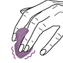 Vinger Vibrator - Mystic Paars