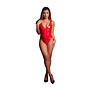 Polly - PVC Rits Body - Één Maat - Rood