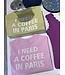 Tee coffee pink