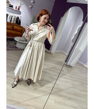 Sophie&me Dana - Blouse dress long beige
