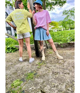 Azzurro TEE - coffee lime