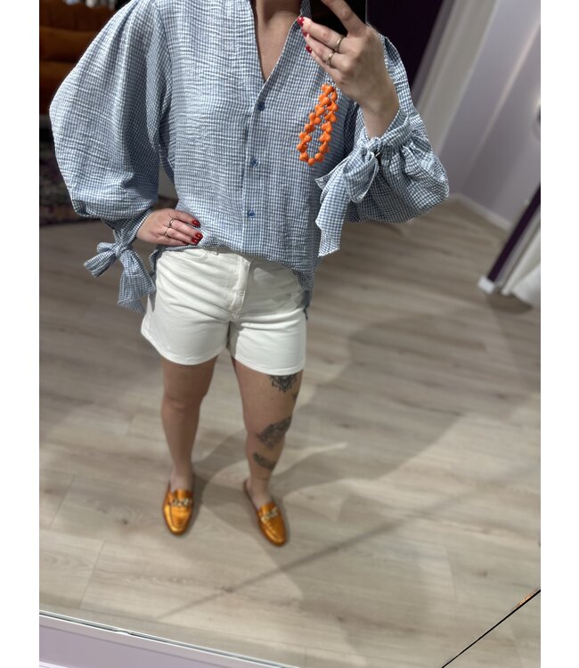INDY - Blouse checkered blue