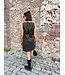HARLOW - Dress denim leopard green