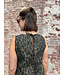 HARLOW - Dress denim leopard green