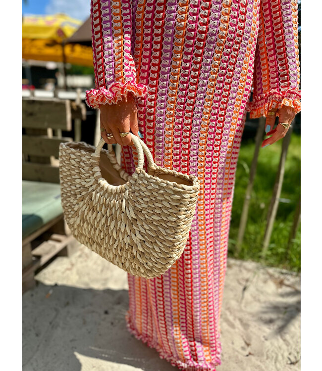 MOLLY - Dress knitted pink