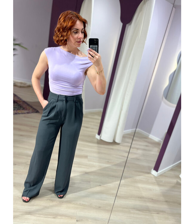 RACHEL - Off shoulder top lilac
