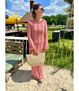MOLLY - Dress knitted pink