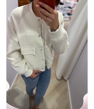 Daphnea MIA - Bomber jacket white