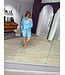 BELLA - Shorts light blue