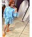 BELLA - Shorts light blue