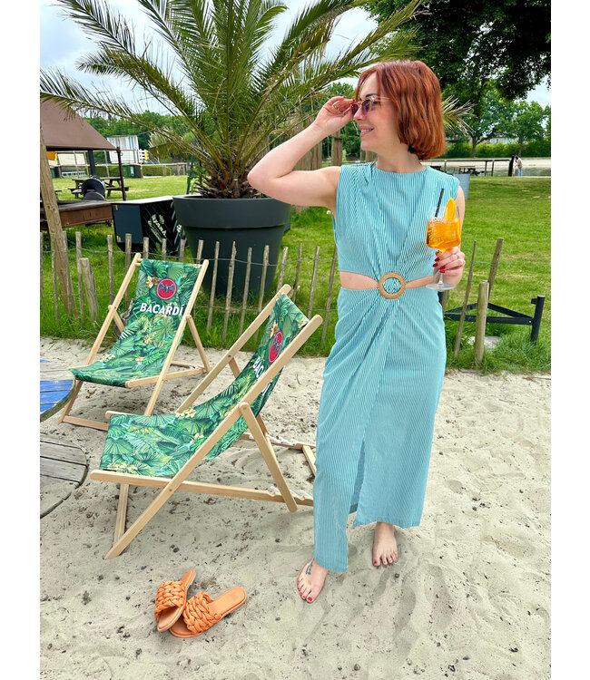 KRISTY - Dress green
