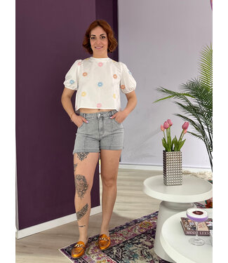 Redial ROCKY - Shorts denim grey