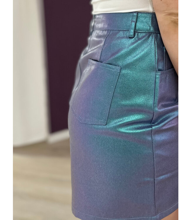PIEN - Skirt metallic
