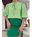 FAMKE - Top striped green