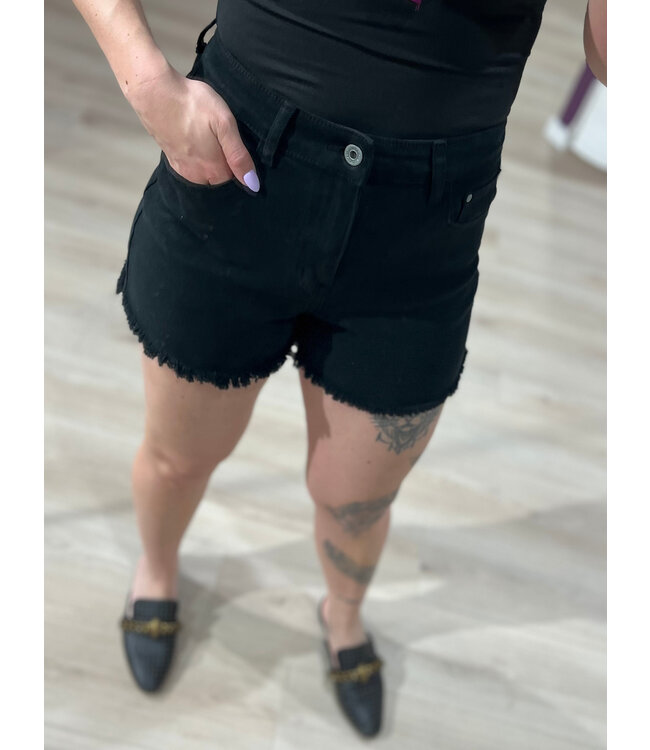 CATO - Shorts denim black