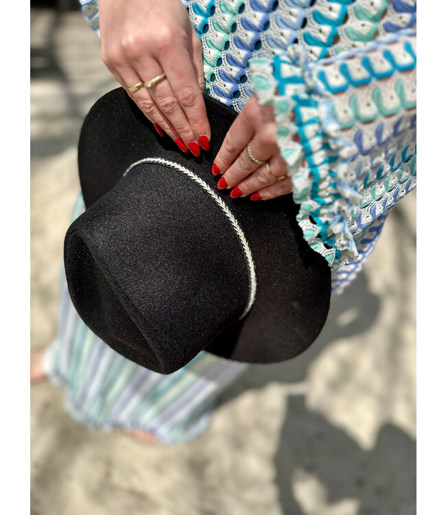 Fedora hat black