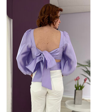 Refined Department NALA - Top satin lilac