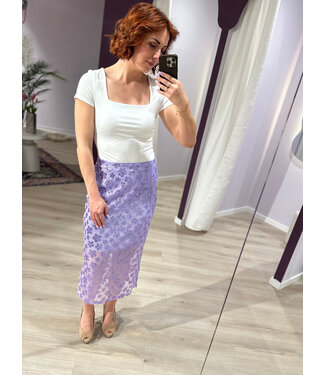 Refined Department JAYLA - Skirt sequins lilac