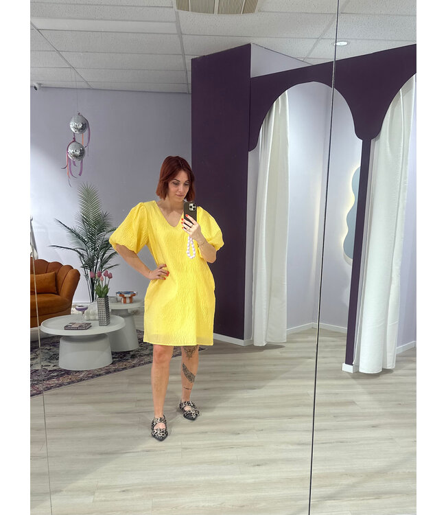 FRANKIE - Dress yellow