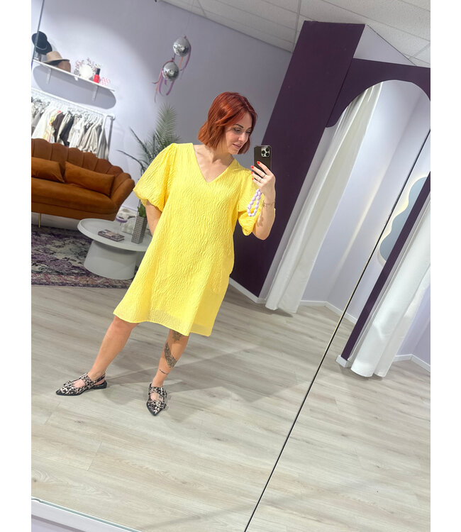 FRANKIE - Dress yellow