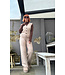 STEVIE - Pants knitted beige