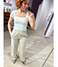 TYRA - Pants tape beige