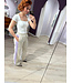 TYRA - Pants tape beige