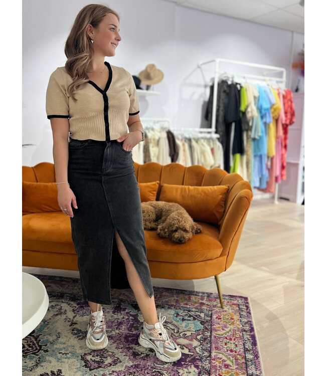 STERRE - Cardigan beige