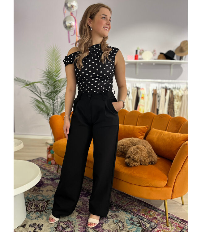 CARMEN - Pantalon black