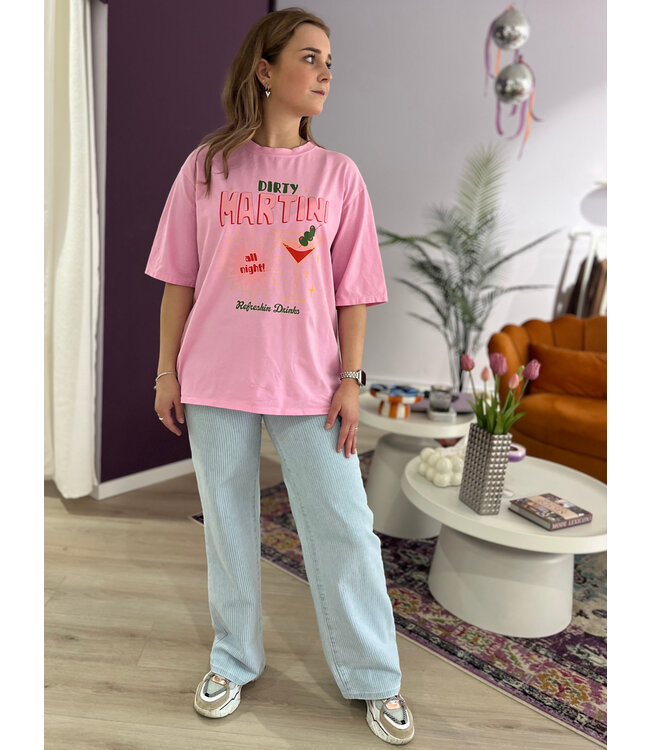 LIVA - Tee martini pink