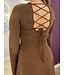 STORMY - Dress brown